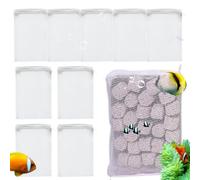 Genérico Aquarium Filter Bags, Fish Tank Media Pack, Fine Mesh Reusable Bag, Spill-Proof Durable Design, Drawstring Closure, Standard Size, Freshwater and Saltwater Aquarium Use