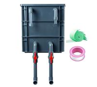 Genérico Aquarium Filter Box - Pond Filter Box Circulation System, Quiet Multifunctional Fish Tank Filters | Aquarium Filtration System for Freshwater Saltwater Home Bedroom Living Room Office