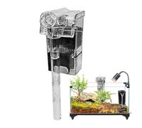 Generico Aquarium Filter, Compact Hangable External Unit, Efficient Water Purifier for , Saltwater, Fish, Shrimp Tanks, Space-Saving Design 1.77x1.1x3.35 Inches