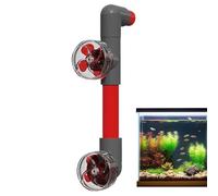 Generico Aquarium Filter Outlet, Auto-Rotating Fan Kit, Fish Tank Water Accessory, Filter Screen for Healthy Aquatic Environment, Ideal for Aquarium Maintenance