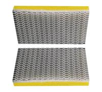 Genérico Aquarium Filter Pad Roll - Fish Tank Filter Floss, 2 Pack Cuttable Sponge Media for Saltwater Tanks Flexible Strainer Material for Fish Turtle and Plant Aquarium Water 11.81x7.87x0.79 Inch