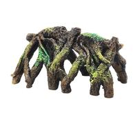Genérico Aquarium Fish Cave - Tree Root Style Artificial Tank Ornament Decor, Resin Fishes Shelter Aquarium Decoration Design, Natural Look Fish Hiding Cave for Aquarists Breeders Home Office Shop