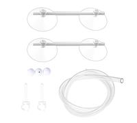 Genérico Aquarium Floating Plant Corral-Flexible Silicone Barrier, Self-Leveling Feeding Ring, Duckweed & Frogbit Guard with Secure Suction | For Fish Tanks