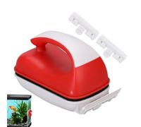 Genérico Aquarium Magnet, Glass Scrubber, Double-Sided Algae Remover Brush, Floating Design, Anti-Scratch Cleaner for Fish Tanks, Bowls, Reptile Habitats, Freshwater, Saltwater, Home Maintenance
