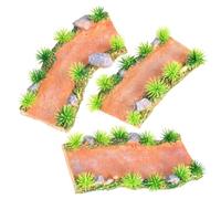 Genérico Aquarium Stein Treppen Pfad Set - Harz Feenbrücke Dekoration | 3 Teilig Fischbecken Landschaft Ornament - Unterwasser Aquarium Deko Für Schildkröten Garnelen Süßwasser Becken
