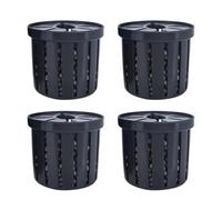 Genérico Aquatic Plant Growing Cups (4-Pack) - Hŷdroponic Basket For Home Aquariums | Versatile Landscape Decoration Tool For Root Anchoring & Substrate Support