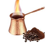 Genérico Araba In Metallo - Pentolino Per Caffè Con Manico Lungo E Ampia Apertura, Stile Tradizionale Da Piano Cottura | Classica Per Preparare Caffè Turco Arabo In Cucina Domestica
