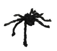 Genérico araña Decorations, Giant Spider, 35,43 x 35,43 pulgadas, Bendable Legs Realistic Scary Prop, Creepy Ornament for Halloween, Garden, Porch, Interior, Outdoor and Haunted House Setup, Black