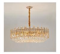 Genérico Araña moderna, Lámparas de araña cristal lujo for interiores villas, iluminación for sala estar, lámparas colgantes LED for techo, decoración del hogar(3 lights changeable,D95cm B)