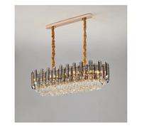 Genérico Araña moderna, Lámparas de araña cristal lujo for interiores villas, iluminación for sala estar, lámparas colgantes LED for techo, decoración del hogar(3 lights changeable,L95cm A)