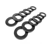 Genérico Arandela plana de acero inoxidable 304 A2-70, color negro, M1.6, M2, M2.5, M3, M3.5, M4, M5, M6, M8, M10, M12, GB97, DIN125, junta plana, anillo de almohadilla, color negro(50pcs M3)