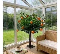 Genérico áRbol Citrico Artificial Sin Mantenimiento Plantas Decorativas áRbol De Naranja Artificial con Hojas Realistas, áRbol Falso Grande para Sala Estar Terraza Oficina,5.9ftx4.9ft