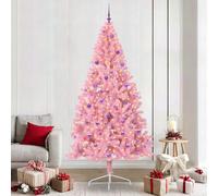 Genérico Árbol de Navidad Artificial Preiluminado Rosa 240 cm PVC,Casa y jardín,Decoración,Decoraciones Festivas y estacionales,Arboles de navidad-3397108