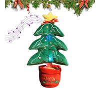 Genérico Árbol de Navidad Bailarín de Peluche | Árbol de Navidad Interactivo con Canción y Luz para Niños | Decoración para Oficina Dormitorio Dormitorio Apartamento Escuela Fiesta | Acción de Gracias