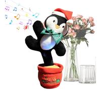 Genérico Árbol de Navidad Bailarín de Peluche | Árbol de Navidad Interactivo con Canción y Luz para Niños | Decoración para Oficina Dormitorio Dormitorio Apartamento Escuela Fiesta | Acción de Gracias