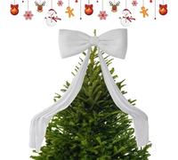Genérico Árbol de Navidad con Grande - Decoración de navideño de Terciopelo de 70,8 Pulgadas, de Cinta de Gran tamaño para árbol Festivo, decoración Elegante para el hogar |