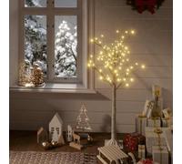 Genérico Árbol de Navidad LED Blanco cálido Sauce Interior Exterior 1,2m,Casa y jardín,Decoración,Decoraciones Festivas y estacionales,Arboles de navidad-332952