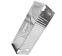 Genérico Arc Marking Ruler - Acero inoxidable 23,5 x 8,5 cm | Right Angle Scriber Construction Tool, 90 grados plegable Parallel Ruler | Multifunción Measuring And Drawing Tool For Carpentry Use