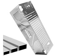 Genérico Arc Marking Ruler - Angle Layout Gauge, Right Measurement Tool For Geometry Creation, Folding With Secure Lock, Engineering Supplies, Parallel Device For Woodworking, Furniture Assembly