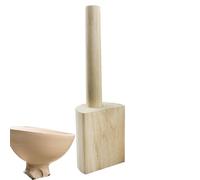 Generico Arcilla de madera | Bate de pádel artístico de cerámica hecho a mano | Herramienta artística artesanal de alta dureza para estudio de cerámica, trabajo de piel, proyectos de