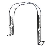Genérico Arco de jardín, Arco de Boda, Arco de jardín Ancho de Metal Resistente, Arcos de Rosas, pérgola, cenador, Enrejado para Plantas trepadoras, Flores de Exterior, Soportes para Caminos, decorac