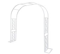 Genérico Arco de jardín, Arco de Boda, Arco de jardín Ancho de Metal Resistente, Arcos de Rosas, pérgola, cenador, Enrejado para Plantas trepadoras, Flores de Exterior, Soportes para Caminos, Base pa