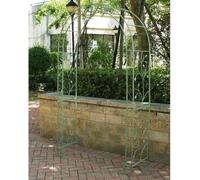 Genérico Arco de jardín, Arco de Boda, Arco de jardín de Metal Resistente con estacas para el Suelo: Soporte Fuerte para Plantas trepadoras, Rosas, hortalizas (Verde, 220 x 122 x 40 cm).