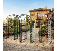 Genérico Arco de jardín, Arco de Boda, Arcos de jardín de Metal Resistentes, Arco de celosía para Plantas trepadoras, Rosas, vides, pérgolas, cenadores, decoración de Caminos Exteriores, Marcos para