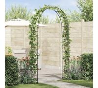 Genérico Arco de jardín Floral Negro,Jardín,Artículos de Exterior,Estructuras de Exteriores,Pérgolas, Arcos y enrejados de jardín-42021351