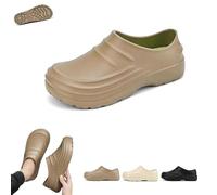 Genérico Arcofy Mules Mens New Summer Sandals, Comfort Kitchen Work Shoes, Lightweight & Waterproof Non Slip Chef Clogs (32 1/9,Brown)
