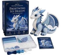 Genérico Arctic Winter Guardians DIY Patchwork Kit, Felt Animal Sewing Kit for Beginners, 3D Stuffed Animals Mythical Creature, Pre-Cut Handmade Craft Kit for Home Decor Creative Gift (K)
