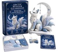 Genérico Arctic Winter Guardians DIY Patchwork Kit, Felt Animal Sewing Kit for Beginners, 3D Stuffed Animals Mythical Creature, Pre-Cut Handmade Craft Kit for Home Decor Creative Gift (J)