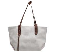 Genérico Arden Weaver Tote, Large Capacity Woven Tote Bag, Retro Handbag Shoulder Bag Classic & Versatile (Beige)