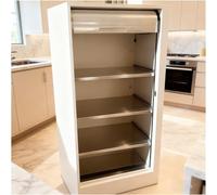 Genérico Armario con Puerta corredera Enrollable Personalizable: Puertas Plegables enrollables Que ahorran Espacio para Cocina, Centro de Entretenimiento, Autocaravana, Garaje y armarios (6