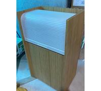 Genérico Armario con Puerta Enrollable Flexible, Puertas Plegables enrollables Que ahorran Espacio para tocador, estantería, Armario, despensa, Autocaravana - 55,9 x 76,2 cm (22 x 30 pulgad