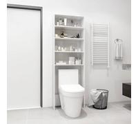 Genérico Armario de Lavadora Blanco Brillante 64x24x190 cm,Casa y jardín,Accesorios para electrodomésticos,Accesorios para electrodomésticos de lavandería,Accesorios para lavadoras y secadoras-808410