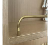 Genérico Armario para Guardar Zapatos, Armario de Pasillo, Estante para Zapatos, cajón Plegable, Banco de Entrada, Kit de riel de Estante de Metal Dorado, riel Decorativo de galería para estanterías,