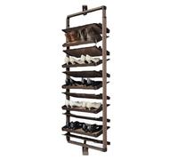Genérico Armario para Guardar Zapatos, Estante para Pasillo, cajón para Zapatos, Banco Plegable para Entrada, Zapatero Multifuncional Giratorio de 360° - Fácil de Instalar, Organizador extraíble de 8