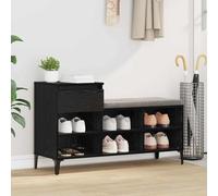 Genérico Armario para Zapatos con cajón Roble Negro 102 x 36 x 60 cm,Casa y jardín,Productos del hogar,Organización y Almacenamiento,Almacenamiento de Ropa y armarios,Negro,20.25 KG,881044