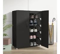 Genérico Armario Zapatero de Tela Negro 60x28x90 cm,Casa y jardín,Productos del hogar,Organización y Almacenamiento,Almacenamiento de Ropa y armarios,Zapateros y organizadores de calzado-337261