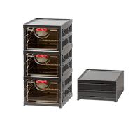 Generico Armario zapatero para entrada - Zapatero estrecho de pie plegable con cajones - Soluciones de ahorro de espacio para casa, entrada, salón, habitación infantil, baño