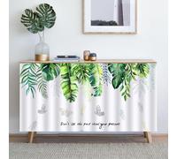 Genérico Armarios Cortinas de Debajo del Fregadero con impresión sin Perforaciones para lavavajillas Cortina Cocina a Prueba de Polvo Debajo del Fregadero MA3 50 cm de Ancho x 70 cm de Alto