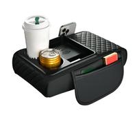 Genérico Armrest Storage Box for Car - Ergonomic Armrest Cover, Double Cup Holders Heightening | Automotive Truck Interior Organizer, Protective Storage, Car Modification, Cup Holder Accessory