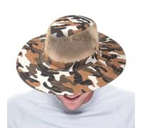 Genérico Army Bucket Hat Foldable Wide Brim Sun Hat Accessory
