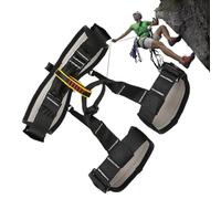 Genérico Arnés de Escalada de Árboles,Arnés Ajustable Y Seguro | Equipo Escalada Espeleología Jardinería Muro