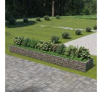 Genérico Arriate de gaviones de Acero 540x90x50 cm,Maceteros y jardineras-143555
