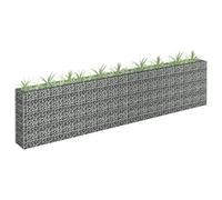 Genérico Arriate de gaviones de Acero galvanizado 360x30x90 cm,Maceteros y jardineras-145643
