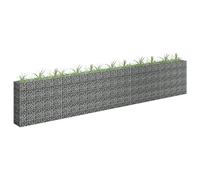 Genérico Arriate de gaviones de Acero galvanizado 450x30x90 cm,Maceteros y jardineras-145647