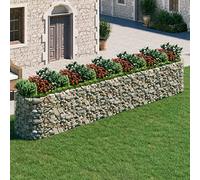 Genérico Arriate de gaviones de Hierro galvanizado 600x100x100 cm,Maceteros y jardineras-152049