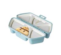 Genérico Arroce Ball Maker Mold - Japanese Non-Stick Box | Multi-Compartment Triangle Rice Mold Sushi Press | For Meal Prep Storage Making Home Kitchen School Office Camping Travel